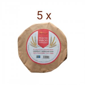 5 pkt Knäckebröd_Pyramidbageriet - Delikatessknäcke Svartkummin 500 g