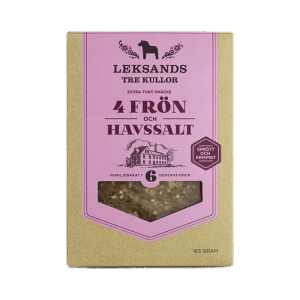 Leksands Knäckebröd 4 Frön & Havssalt 165 g