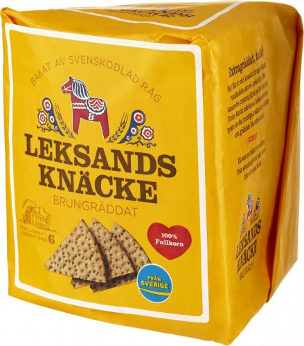 Knäckebröd Leksands Knäckebröd Trekant Brungräddat