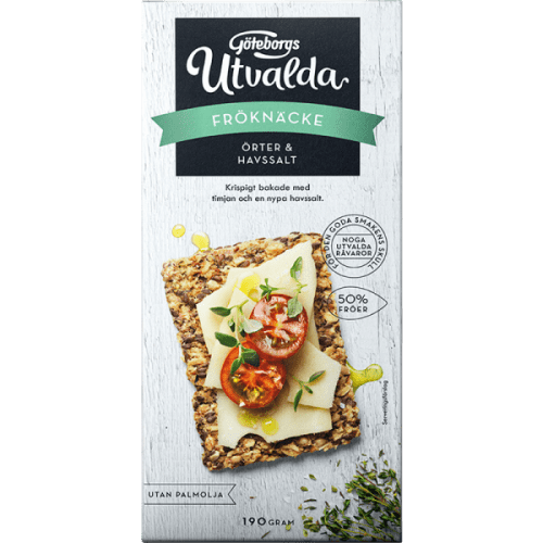 Göteborgs Kex - Utvalda Fröknäcke Örter och Havssalt 190 gr