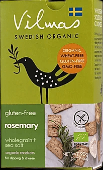 Vilmas Rosemary Organic Crackers 90 gr