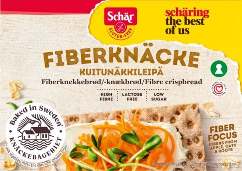 Schär Glutenfria Fiberknäcke 135 g