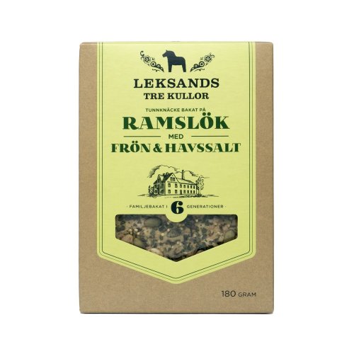 Leksands Knäckebröd - Tre Kullor Ramslök med Frön & Havssalt
