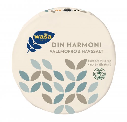 Knäckebröd Wasa Din Harmoni Vallmofrö & Havssalt 260 g