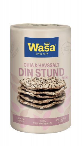 Knäckebröd Wasa Din Stund Mini Chia & Havssalt 270 g